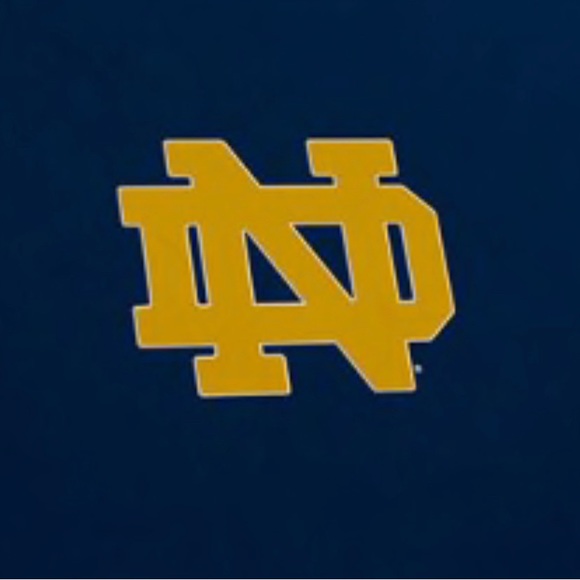 NEW!!! NOTRE DAME FIGHTING IRISH LOGO SWEATSHIRT BLANKET - Picture 2 of 5